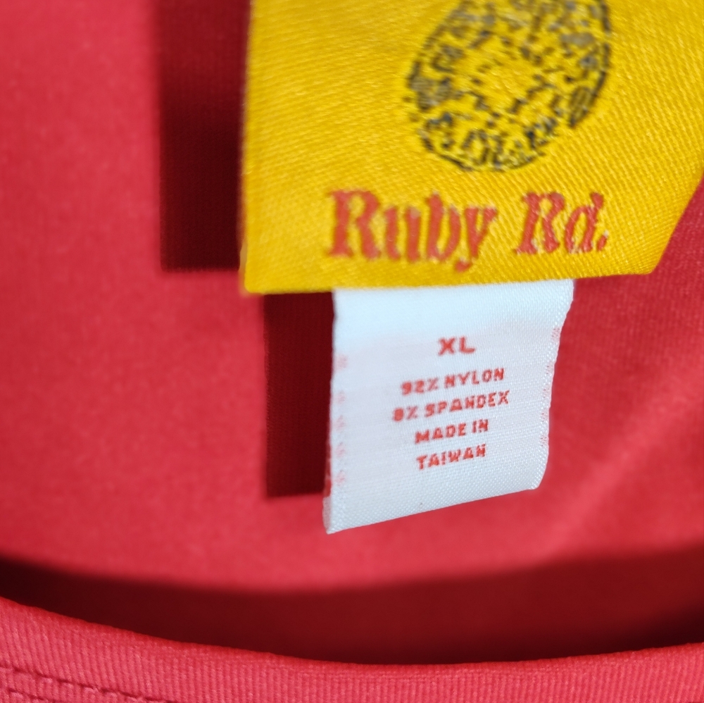 Ruby Rd Red Tank Top NWOT - Picture 2 of 3